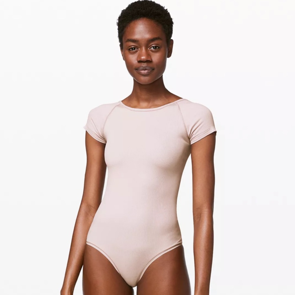 Lululemon Seek Simplicity Bodysuit pink bliss 4